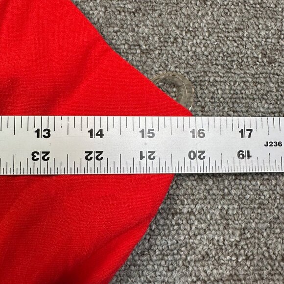 AURA Red & Pink Midi Sundress Button Down Size Women's Small - Picture 3 of 7